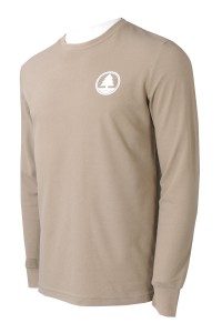 T1051   訂購純色圓領T恤    設計前後幅印花logo    T恤供應商   單珠地180g    環保組織   環保團體   漁農